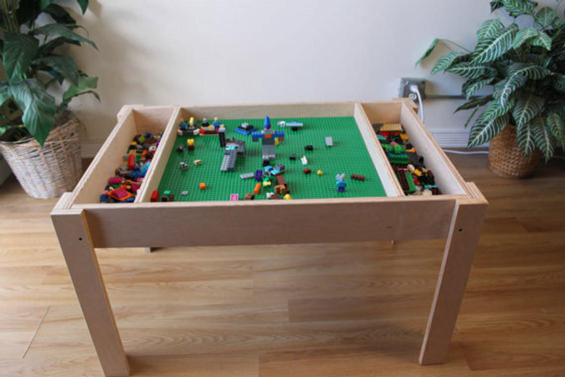 Lego Table – center storage pocket – The Queen of Games